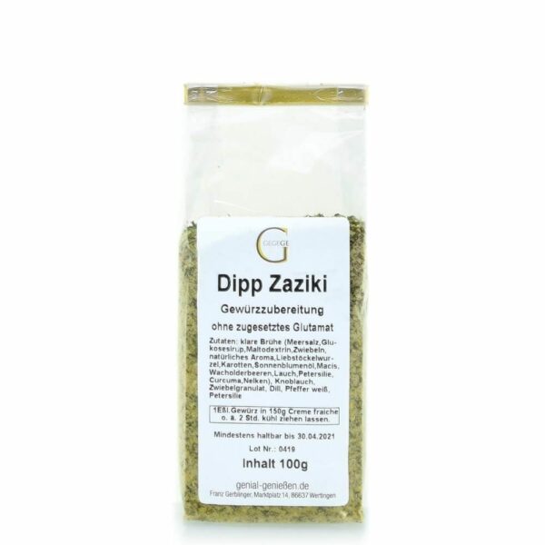 Zaziki Dip zum Selbermachen