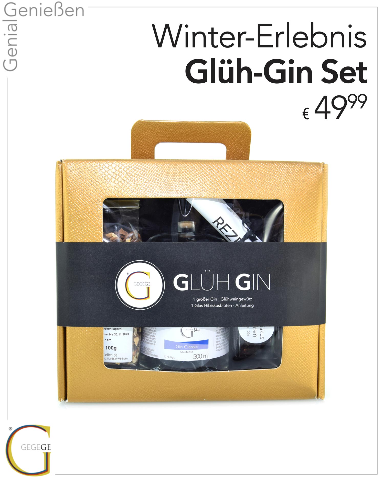 Glüh-Gin Set mit Gin
