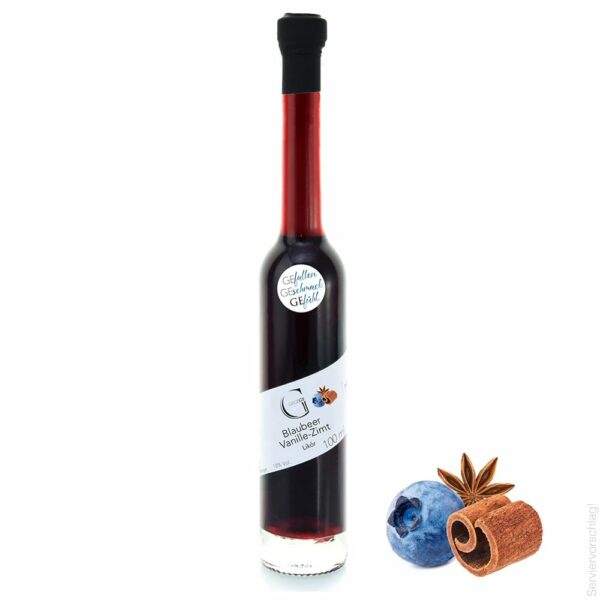 Blaubeer Vanille Zimt Likoer 100ml