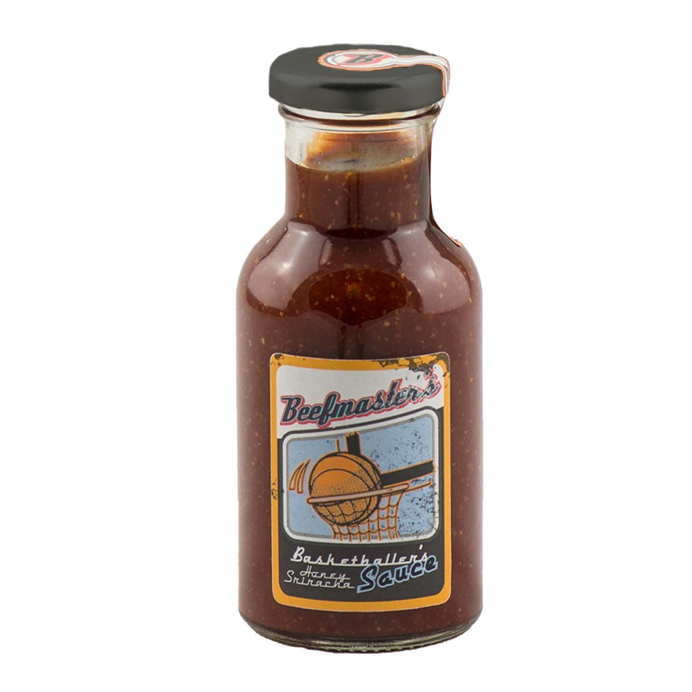 Gourmet Leon Grillsoße in Flasche mit Geschmack von Beefmasters Basketballers Honey-Sriracha