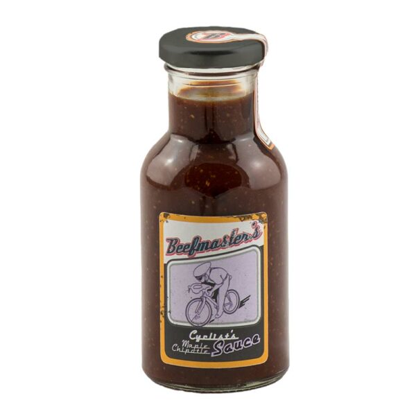 Gourmet Leon Grillsoße in Flasche mit Geschmack von Beefmasters Cyclists Maple Chipotle