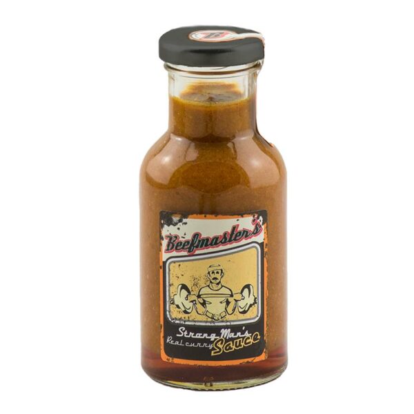 Gourmet Leon Grillsoße in Flasche mit Geschmack von Beefmasters strong mans real curry