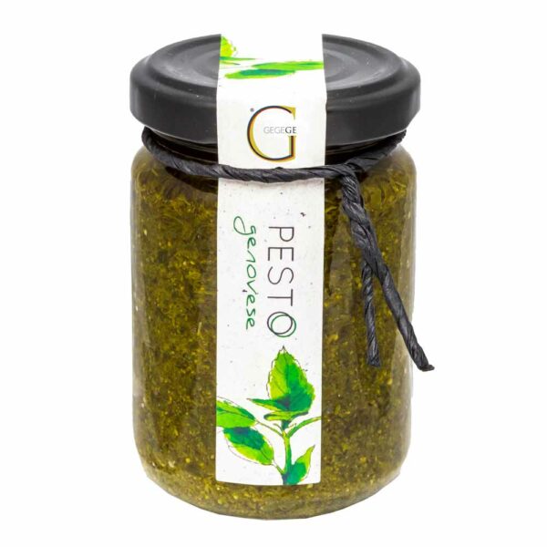 Genial Genießen Pesto Genovese mit Basilikum im Glas nachhaltig verpackt - kleine Darstellung