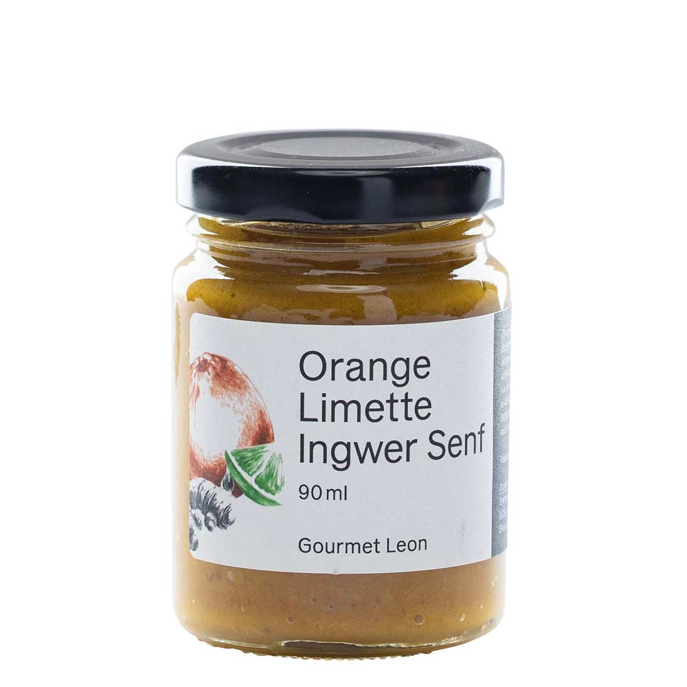 Orange Limette Ingwer Senf - Genial Geniessen