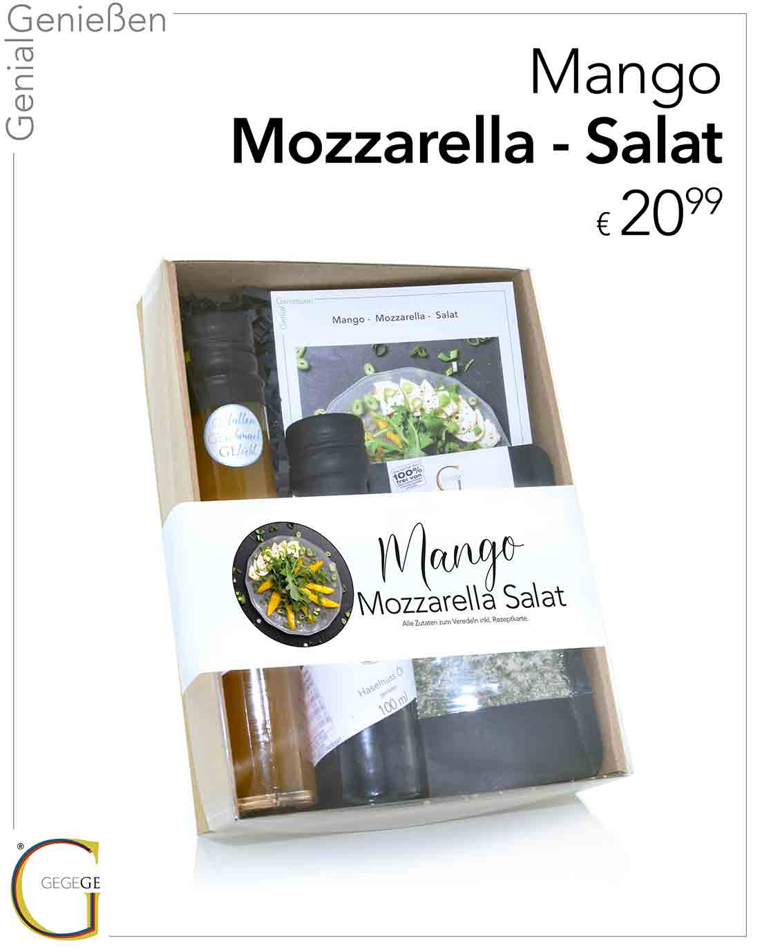 Mango Mozzarella Salat Set
