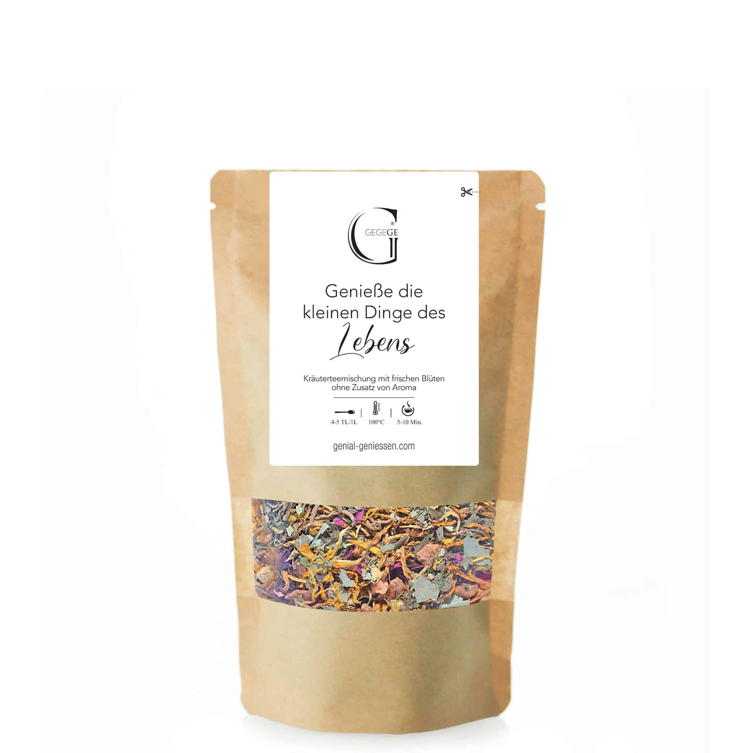 Genieße die kleinen Dinge - Frische Blüte Kräutertee M