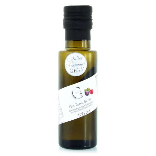 Genial Genießen Gin Tonic Sirup 100ml Flasche - große Ansicht