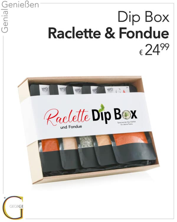 Raclette & Fondue Dip Box