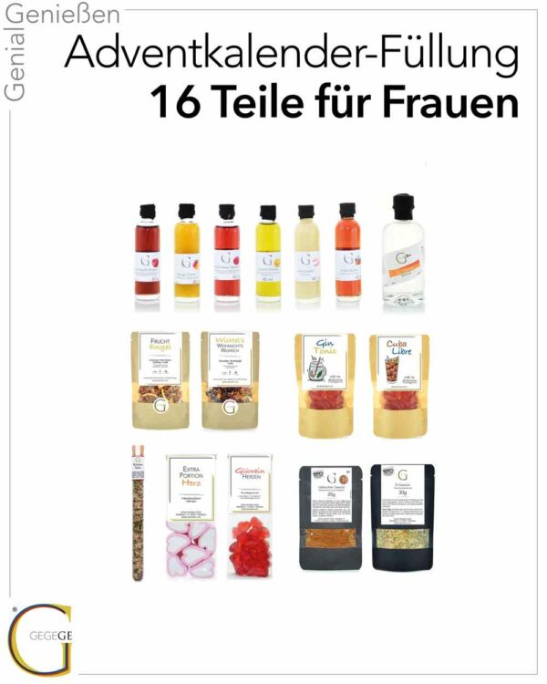 Adventskalender für Frauen 16 Teile