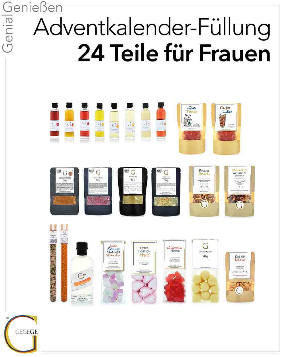 Adventskalender für Frauen 24 Teile