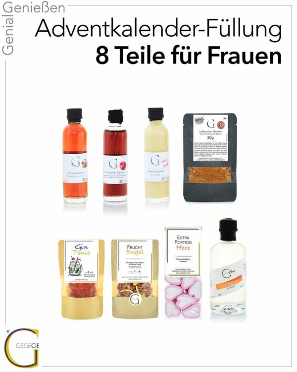 Adventskalender für Frauen 8 Teile