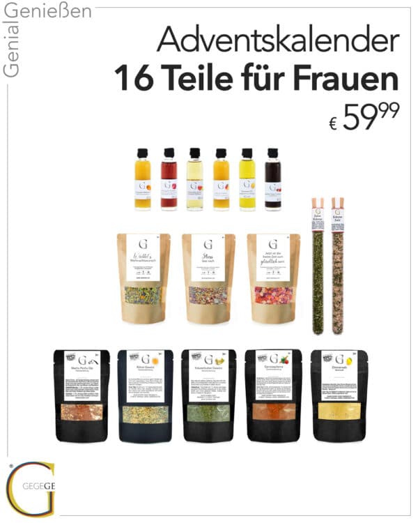 Adventskalender für Frauen 16 Teile