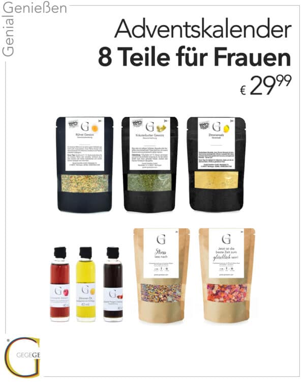 Adventskalender für Frauen 8 Teile