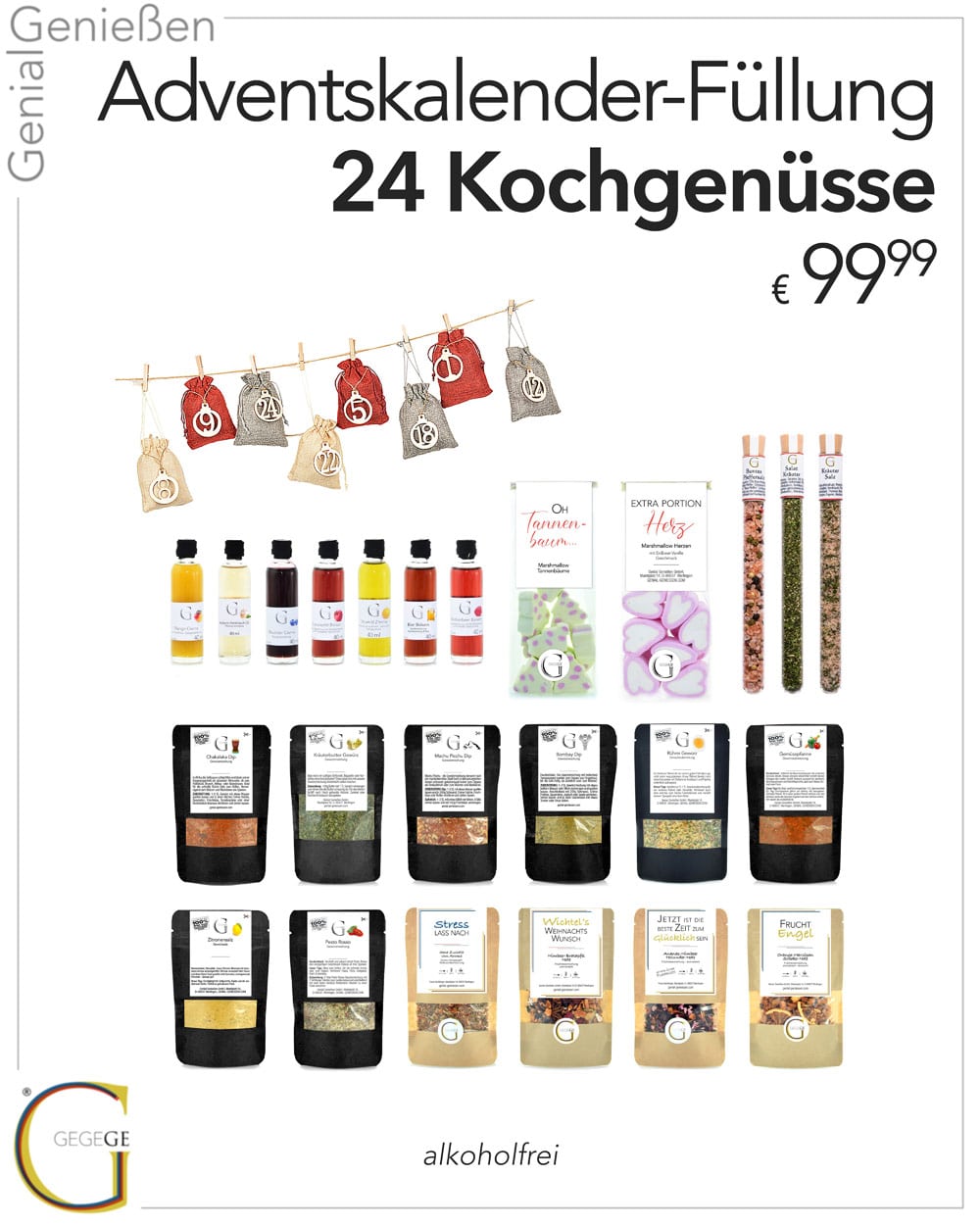 Adventskalender Kochgenüsse