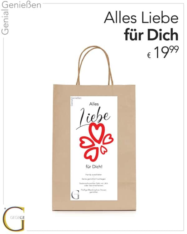 Alles Liebe für Dich Tüte