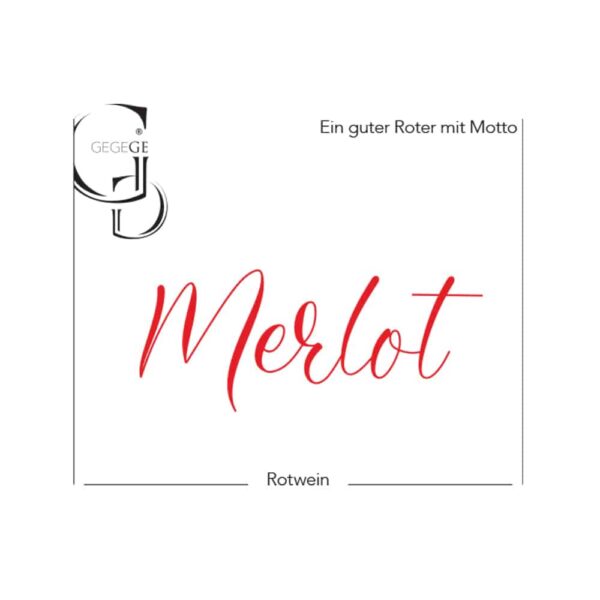 Rotwein Merlot