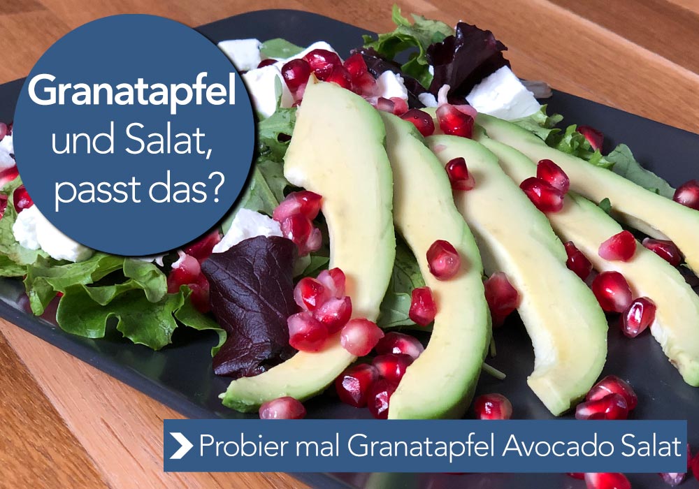 Granatapfel-Avocado Salat Dressing