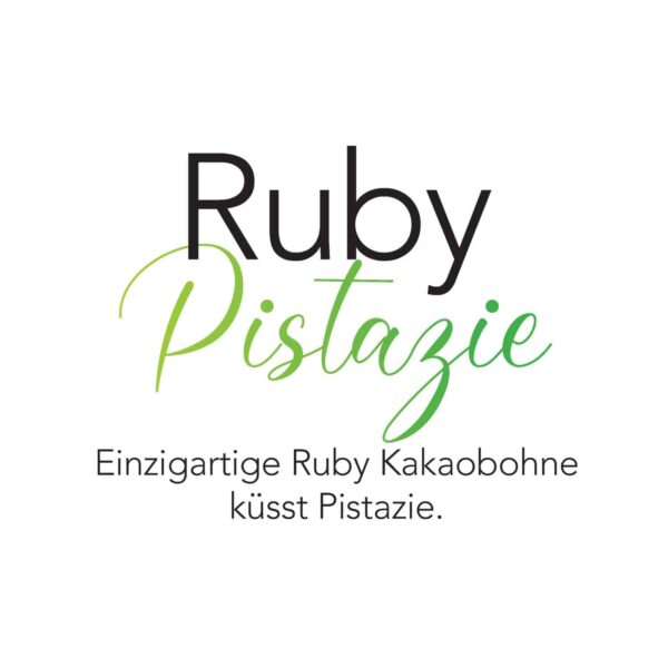 Ruby Pistazie Schokolade Banderole