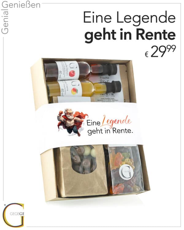 Eine Legende geht in Rente (Mann)
