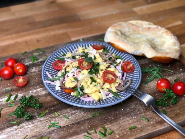 Spätzle-Wurst-Salat- Box