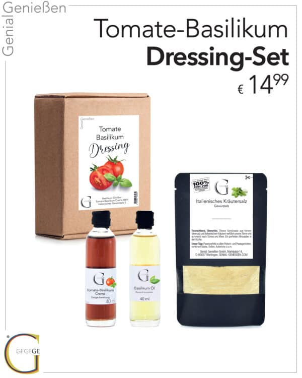 Tomate Basilikum Dressing Box