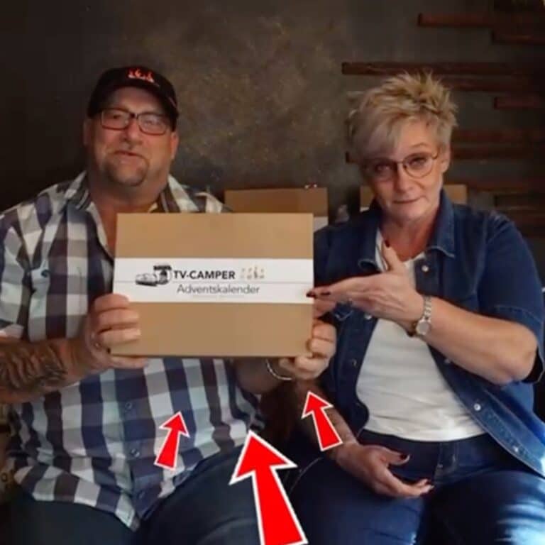 RTL 2 Camper Micha und Jackie mit Adventskalender